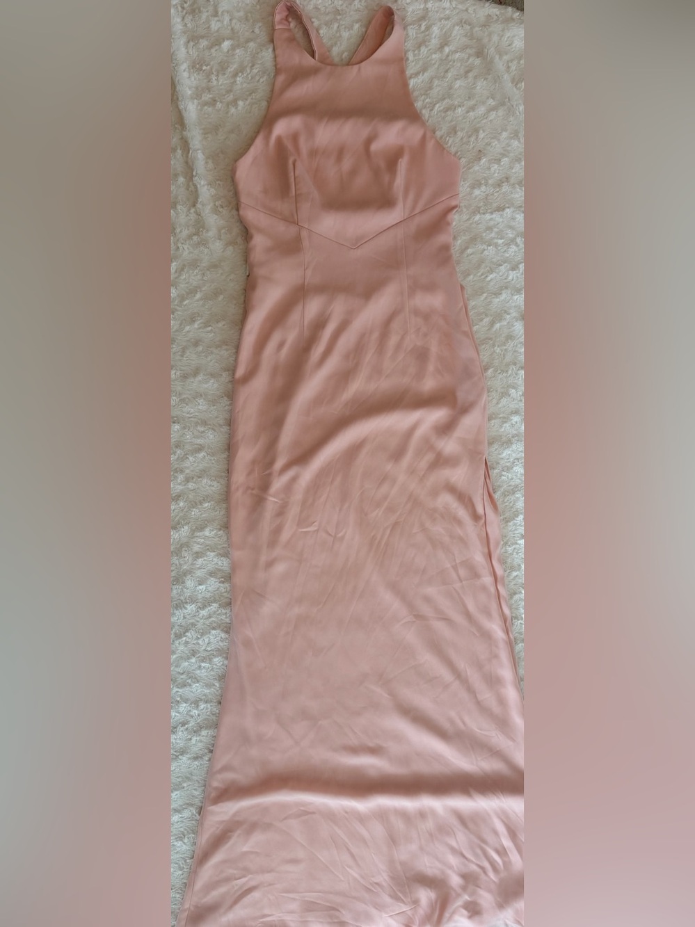 Fame and Partners Dusty Blush Pink Maxi Skirt